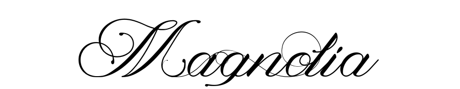 Magnolia Italic cкачать шрифт бесплатно